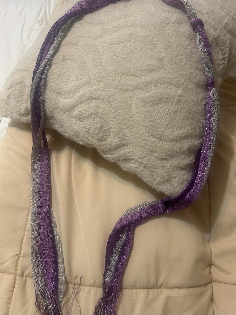 SPARKLY BELT/ scarf / unisex / soft stretchy new cond/ sparkly